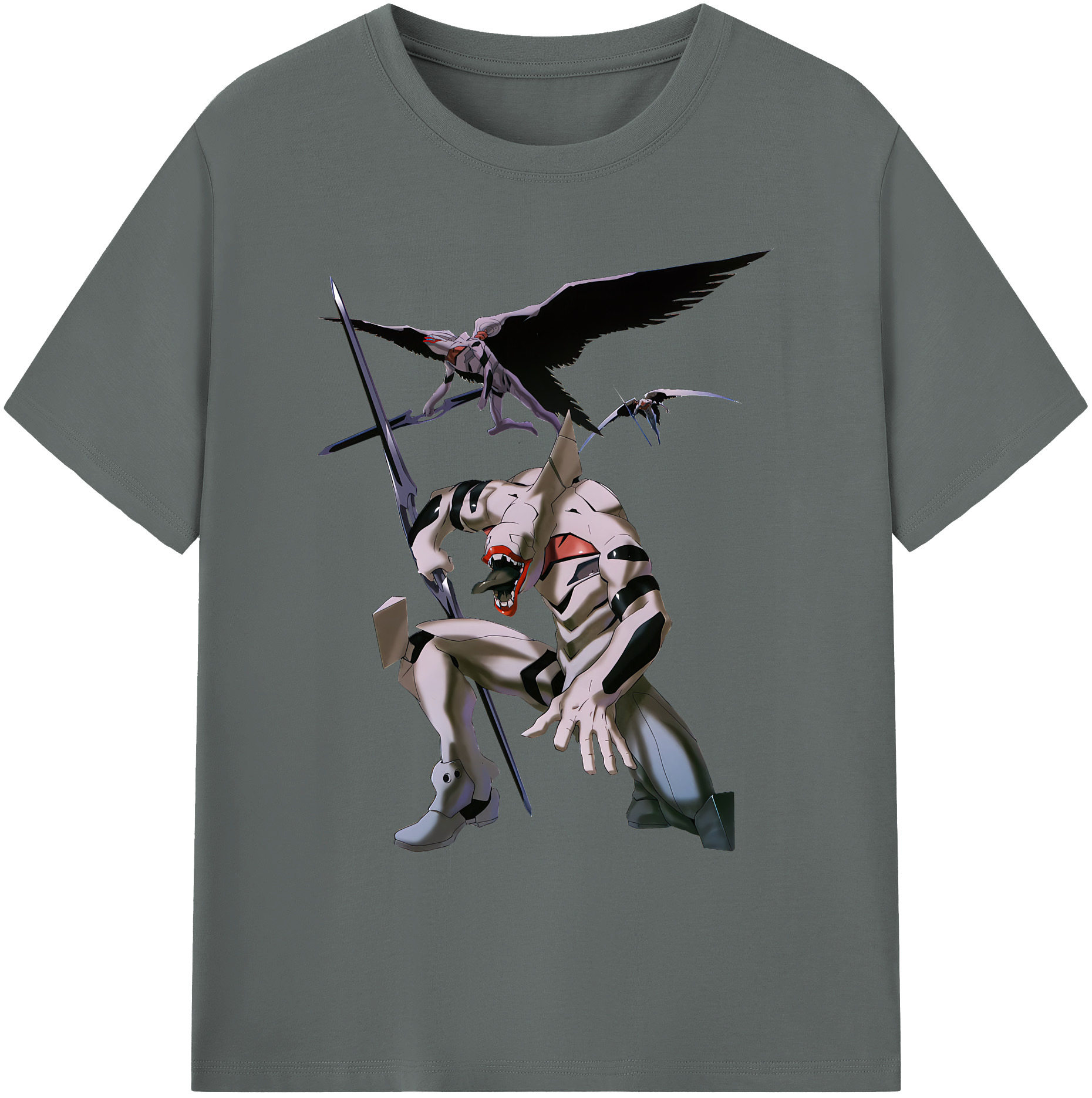 （画像用） EVA 新世紀エヴァンゲリオン 綿100％ メンズ半袖Tシャツ｜肌触りやわらか＆通気性